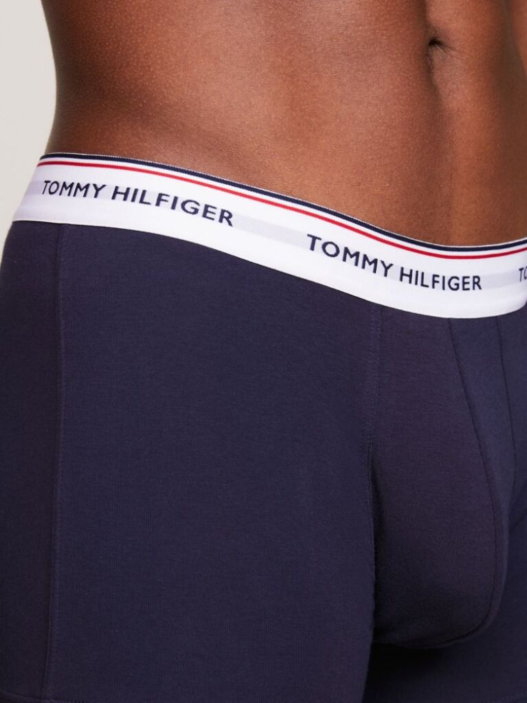 Μπλε Boxers Από Ελαστικό Βαμβάκι - Σετ 3 Τεμάχια  Άνδρες