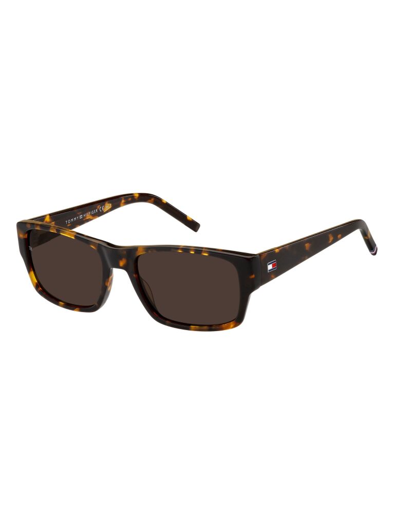 Brown Classy Classy Rectangular Sunglasses  Men