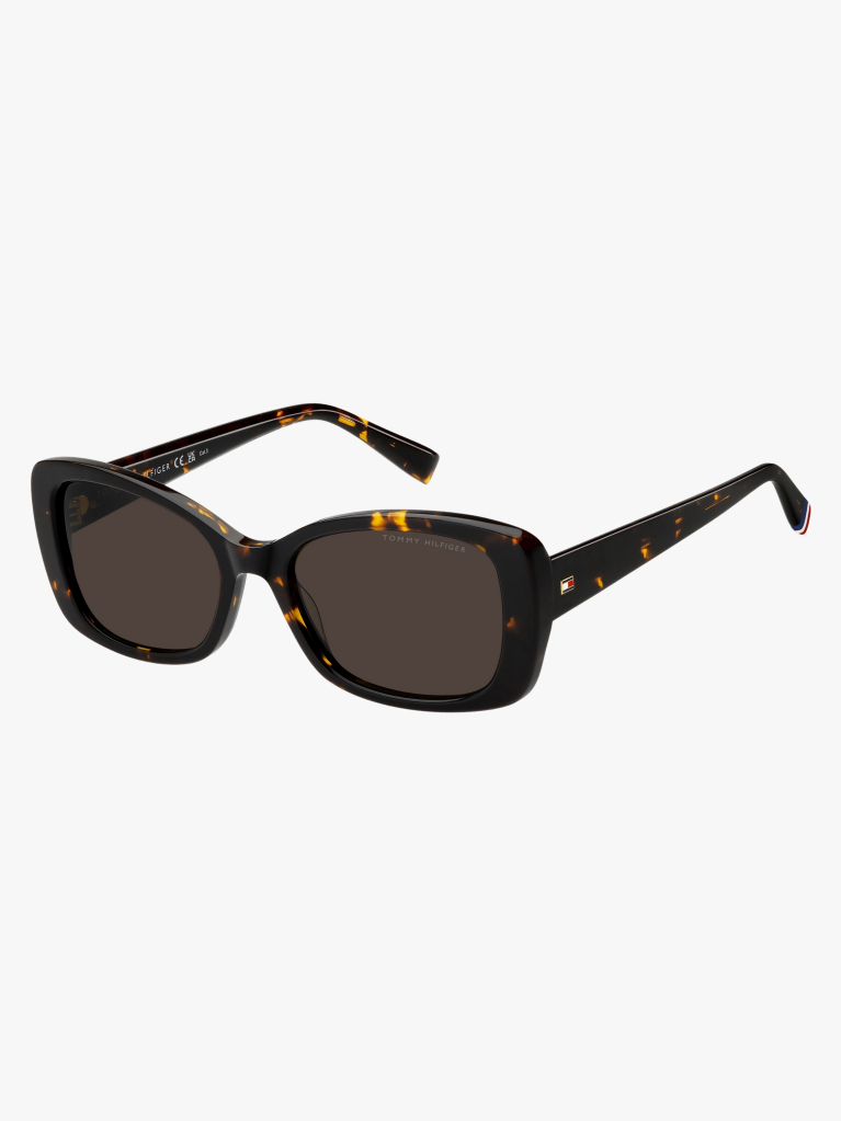 Brown Rectangular Sunglasses  Women