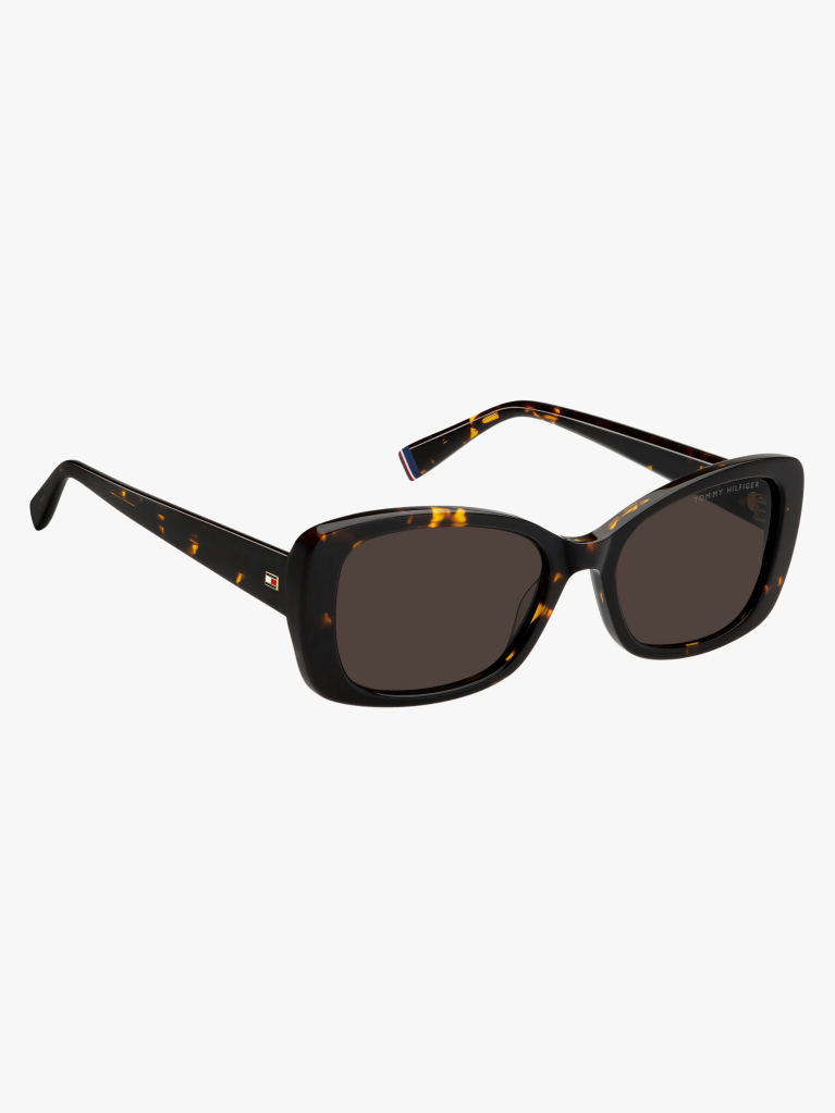 Brown Rectangular Sunglasses  Women