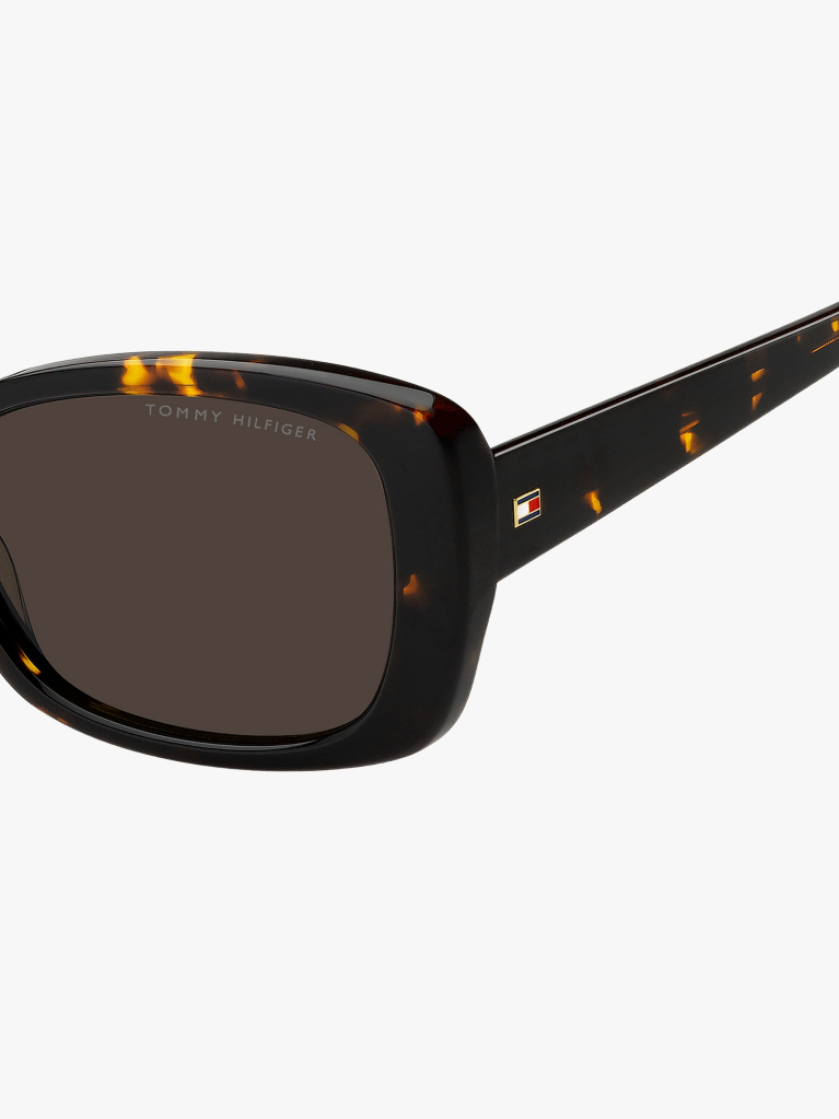 Brown Rectangular Sunglasses  Women