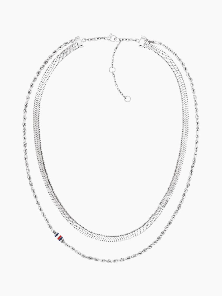 Silver Layered Set Necklace  Women