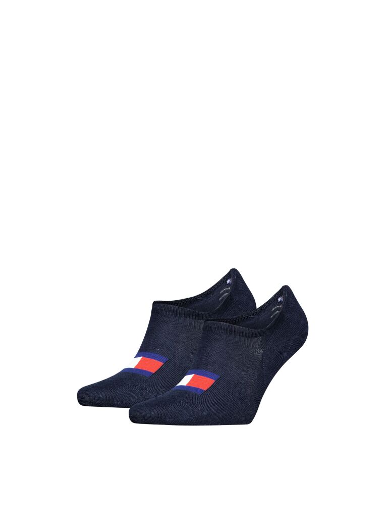 Blue Invisible footie socks 2 pack  Unisex