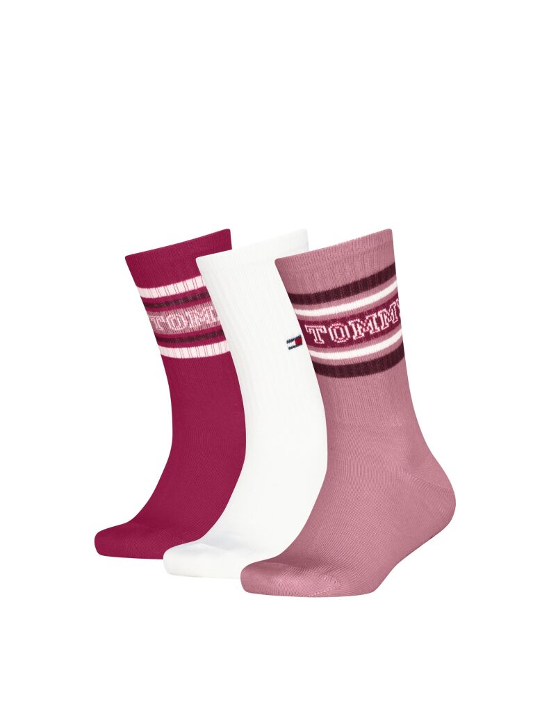 Multi 3-Pack Varsity Stripe Socks  Kids Unisex