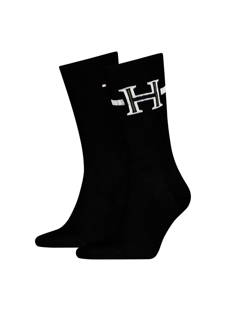 Black 2-Pack Arch Support Sport Socks  Men