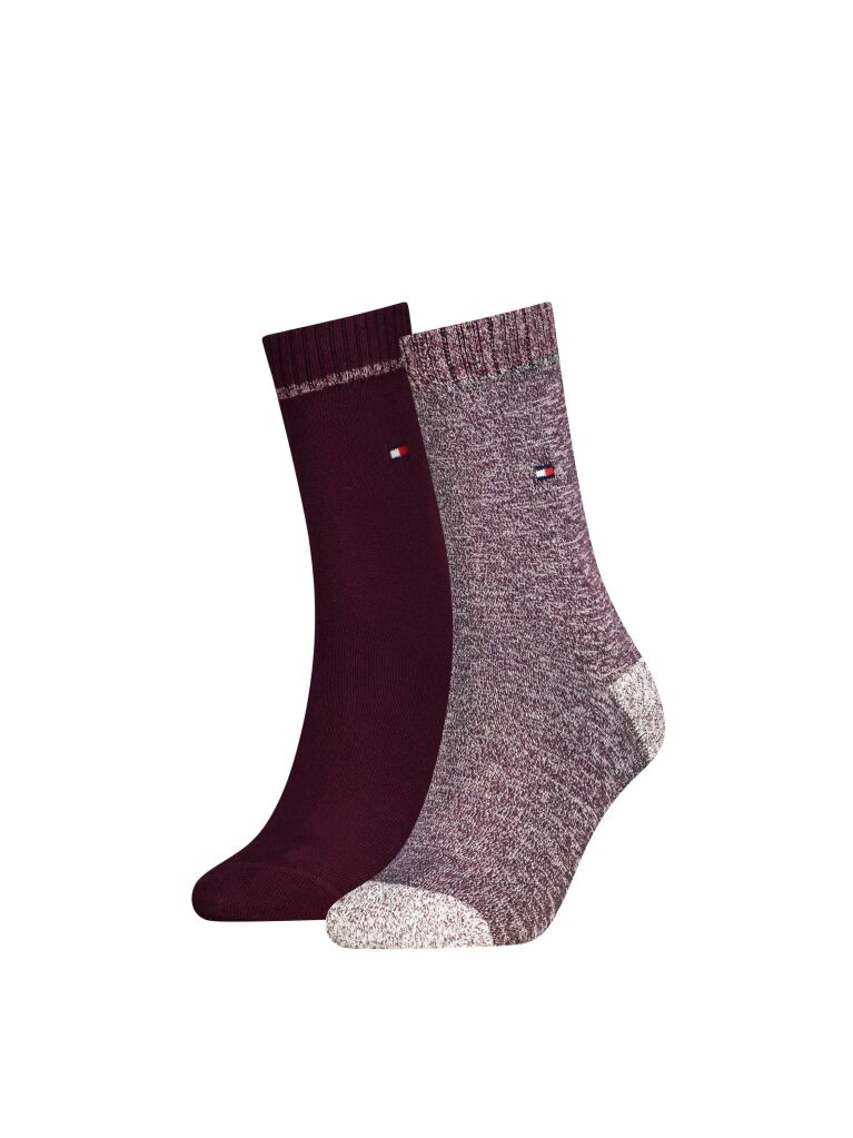 Red Tommy Hilfiger Women's Classic Socks 1 Pack  Women