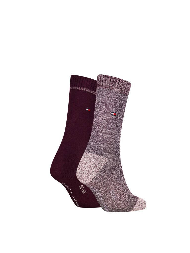 Red Tommy Hilfiger Women's Classic Socks 1 Pack  Women