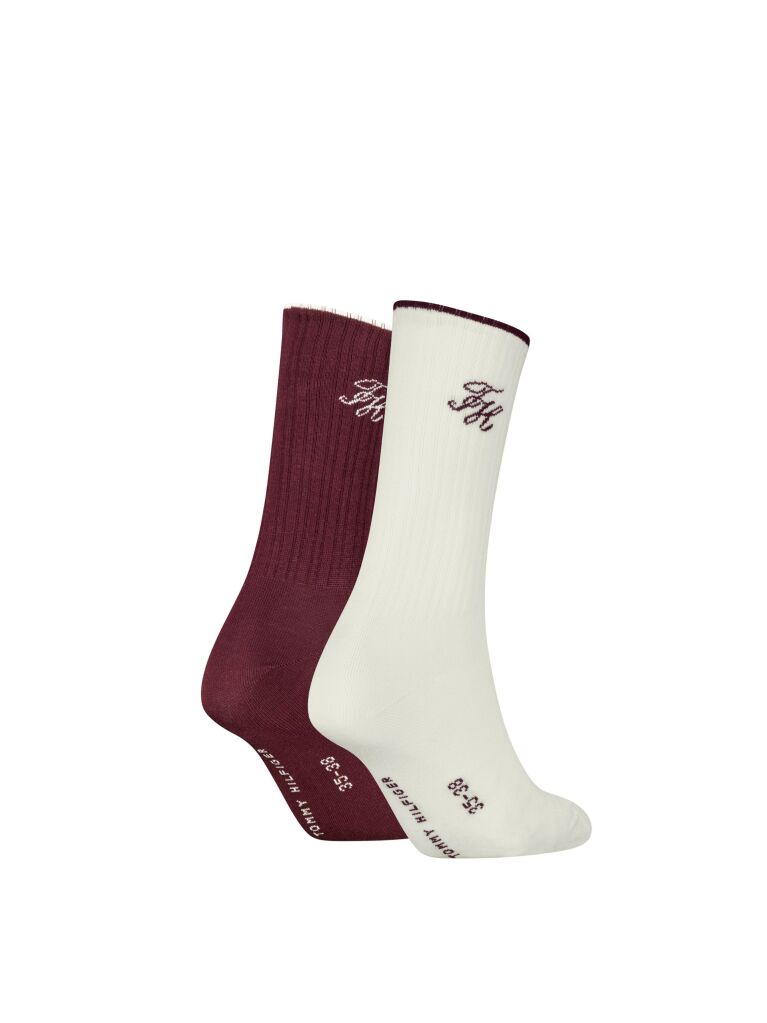 Multi Tommy Hilfiger Women's Crew Socks 2 Pack  Women