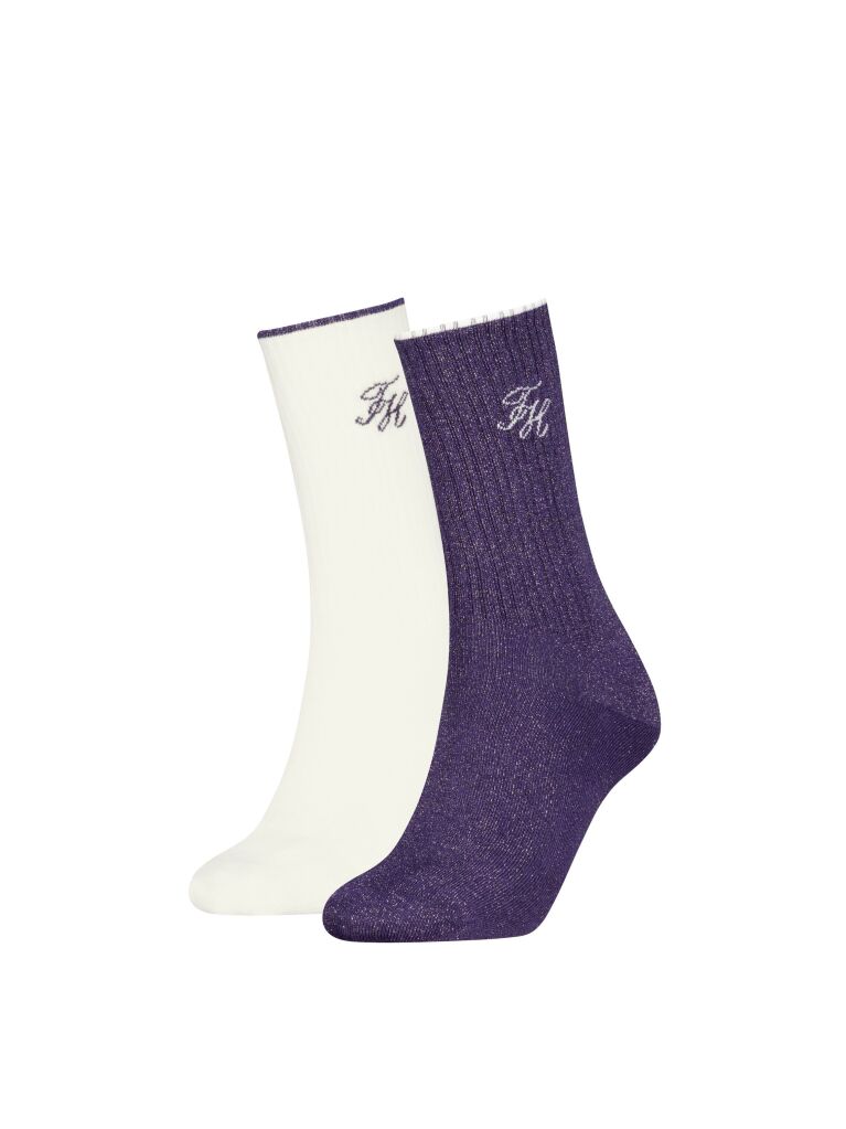 Multi Tommy Hilfiger Women's Crew Socks 2 Pack  Women