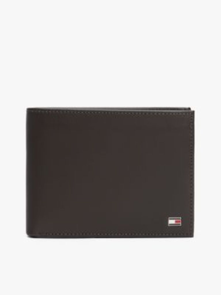 Brown Leather Flap Wallet  Men