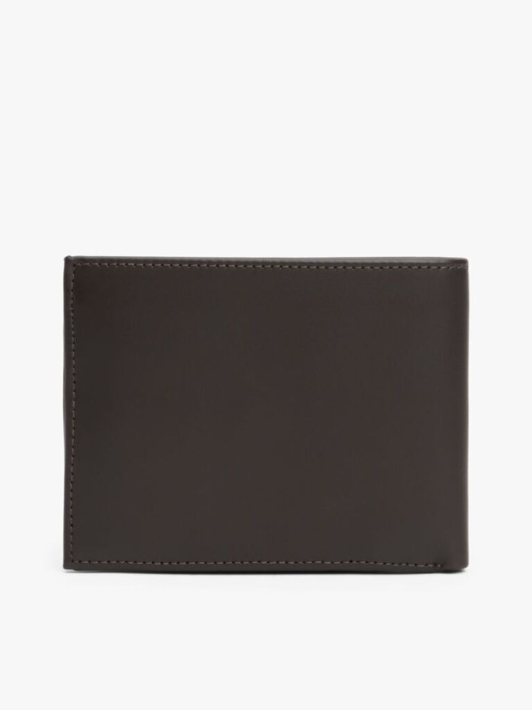 Brown Leather Flap Wallet  Men