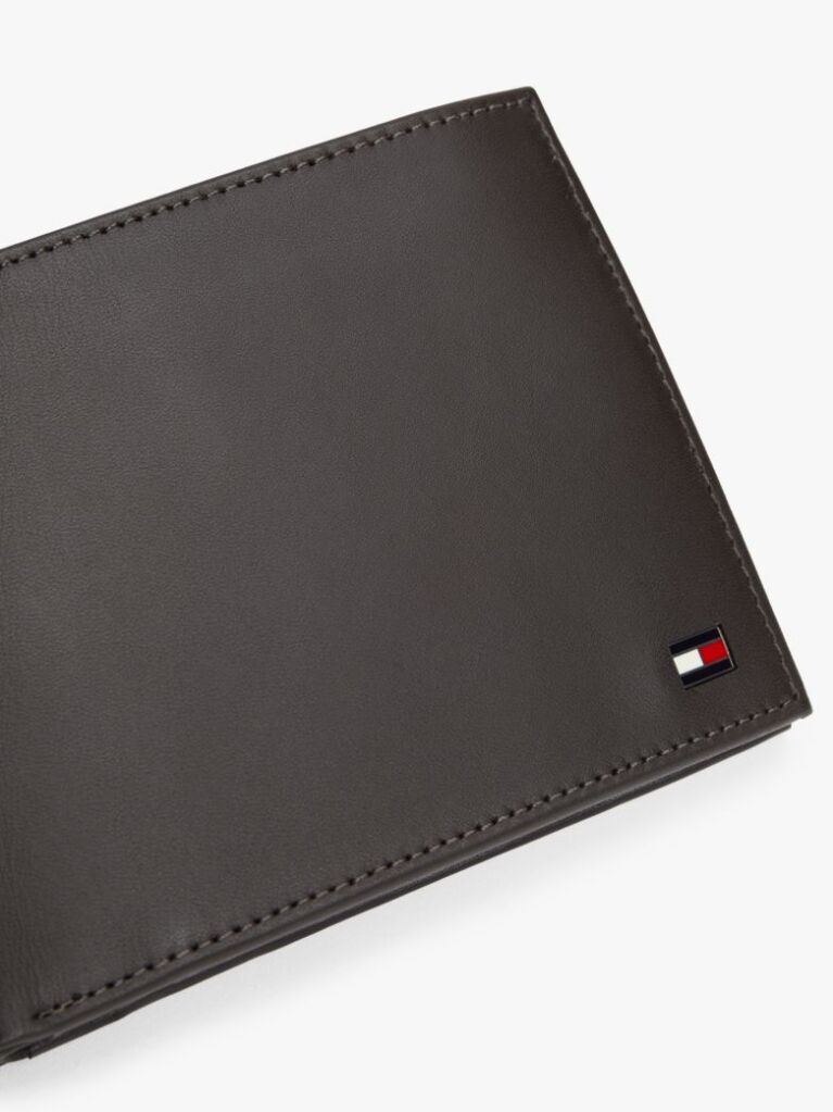 Brown Leather Flap Wallet  Men