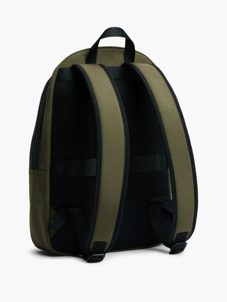 Green Logo Double Zip Dome Backpack  Men