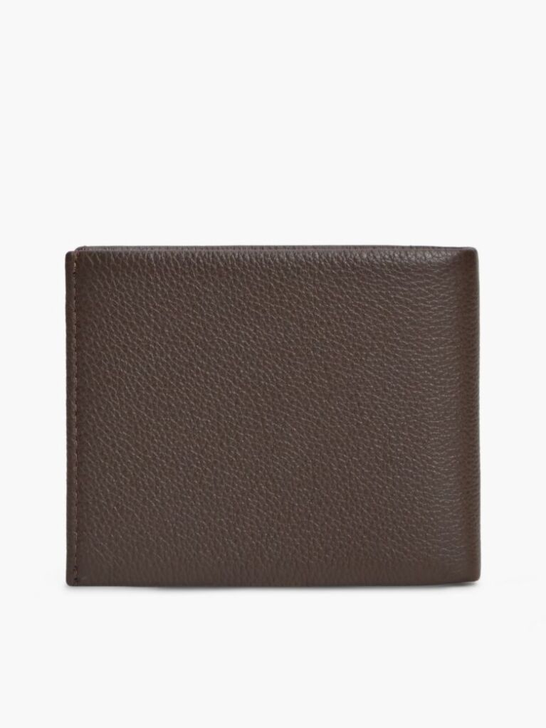 Brown Corporate Leather Credit Card Bifold Wallet  Men