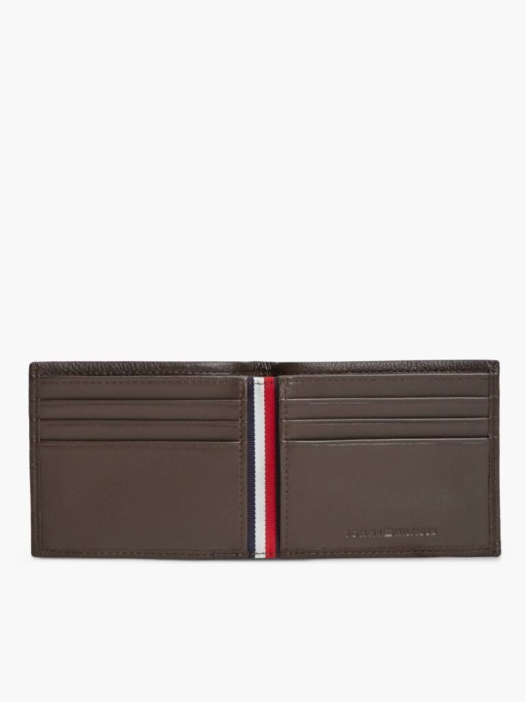 Brown Corporate Leather Credit Card Bifold Wallet  Men