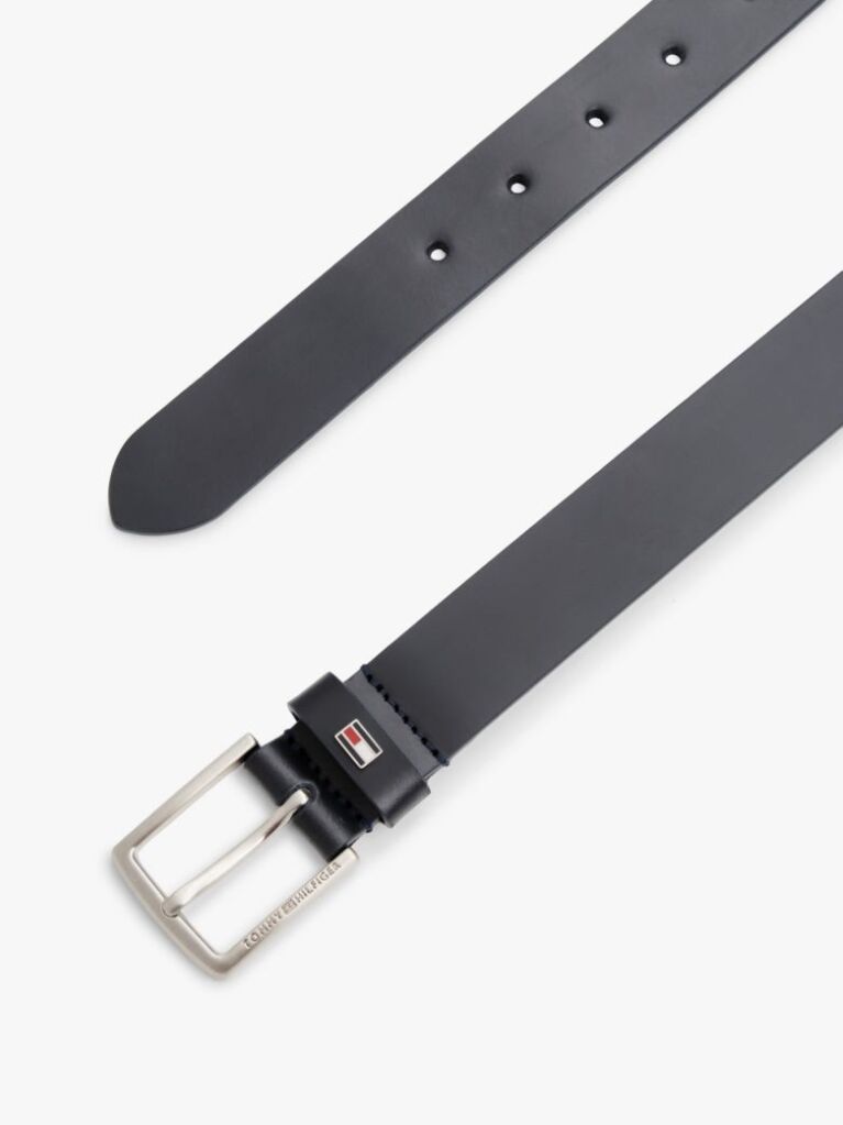 Blue Kids' Essential Enamel Flag Leather Belt  Kids Unisex