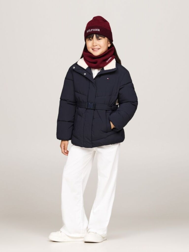 Κόκκινο Hilfiger Monotype Σετ Σκούφος Και Snood  Παιδί Unisex