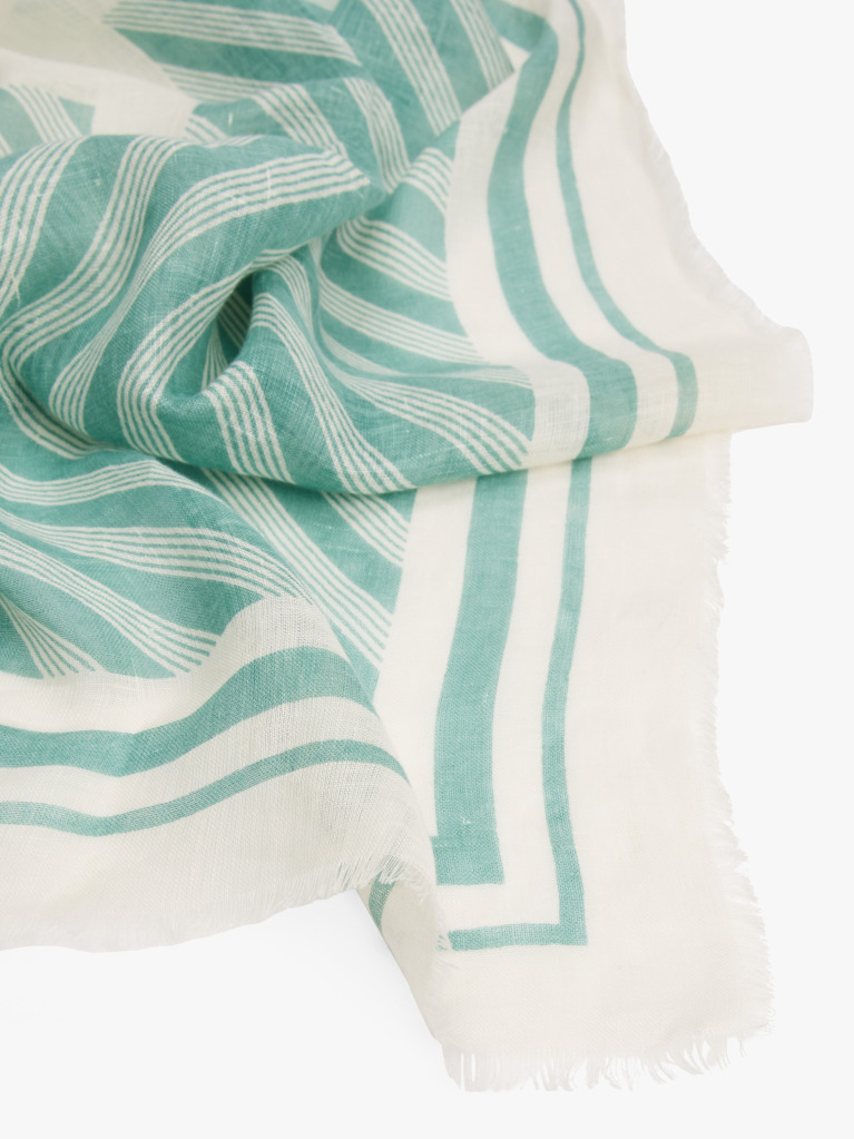 Multi Linen Square Scarf  Women