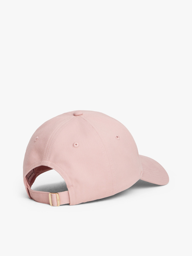 Pink TH Monogram Embroidery Baseball Cap  Women