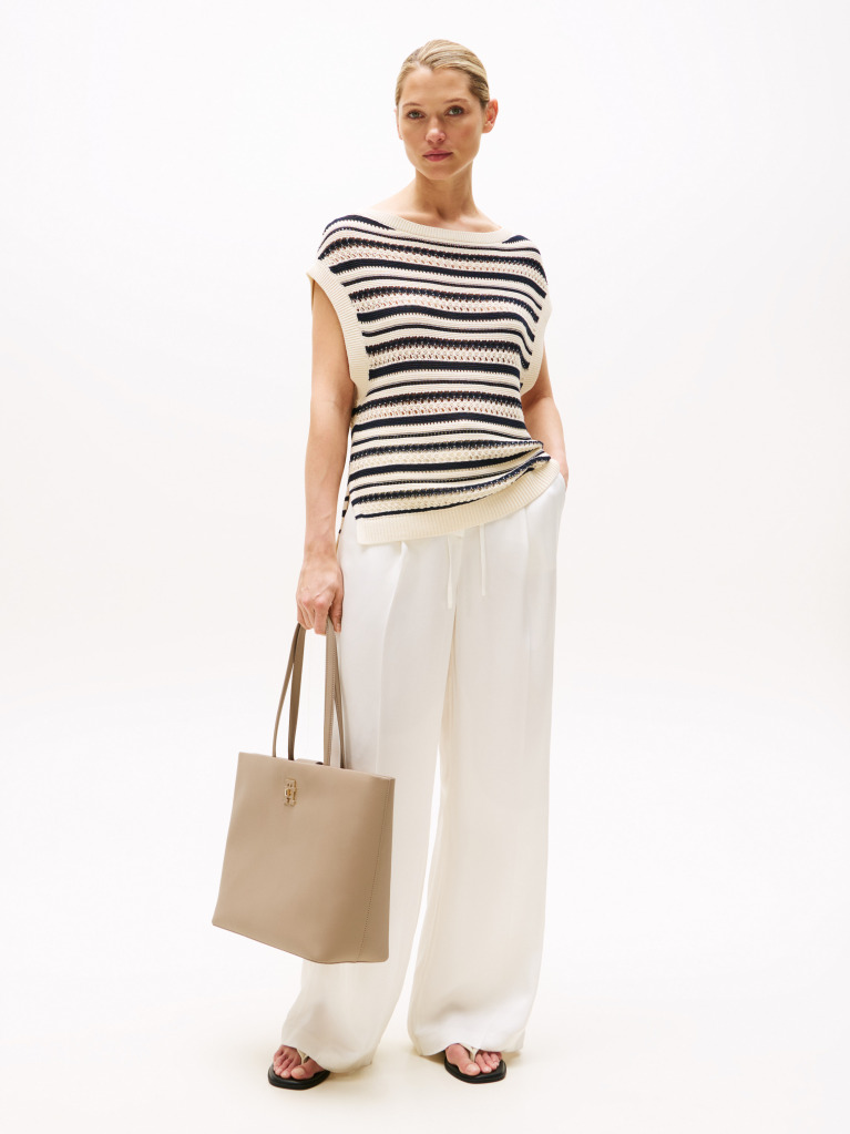 Beige TH Modern Tote  Women
