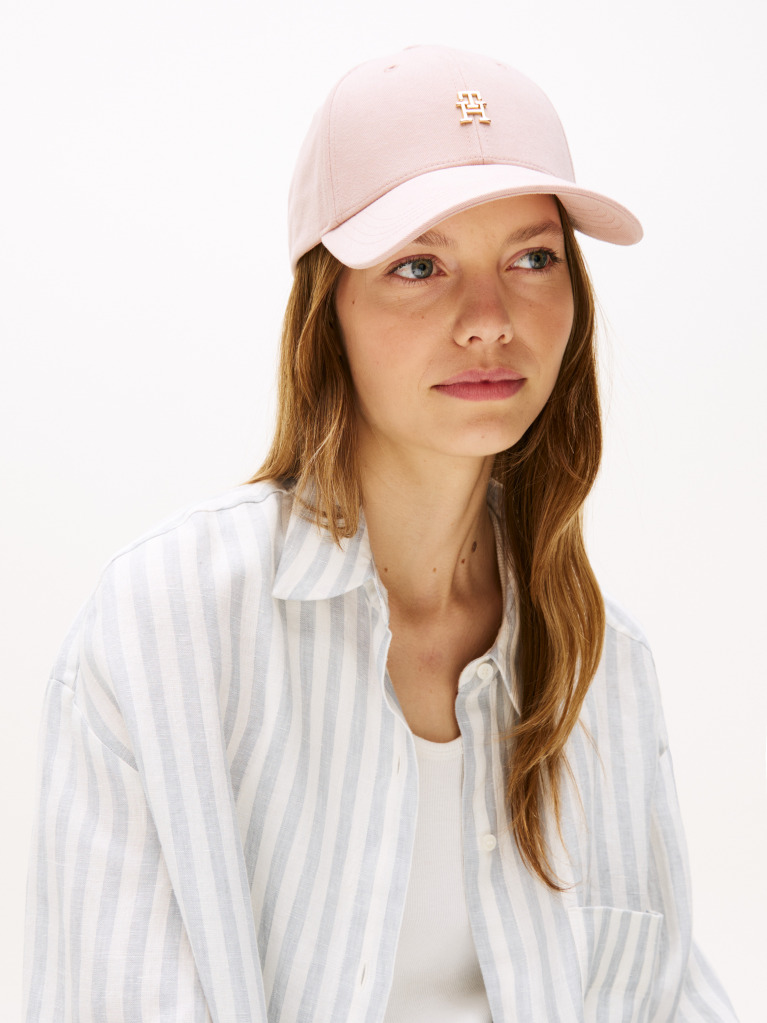 Pink Chic TH Monogram Baseball Cap  Women