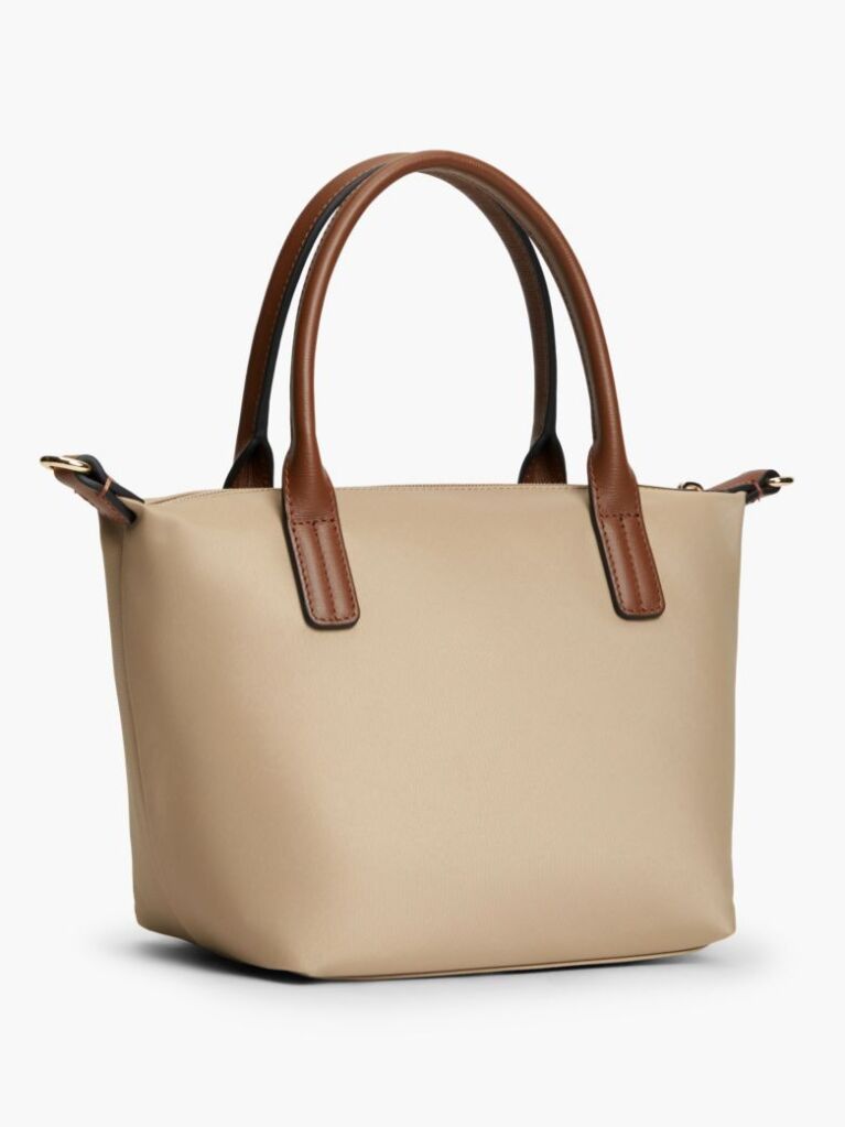 Beige Webbing Crossbody Tote Bag  Women