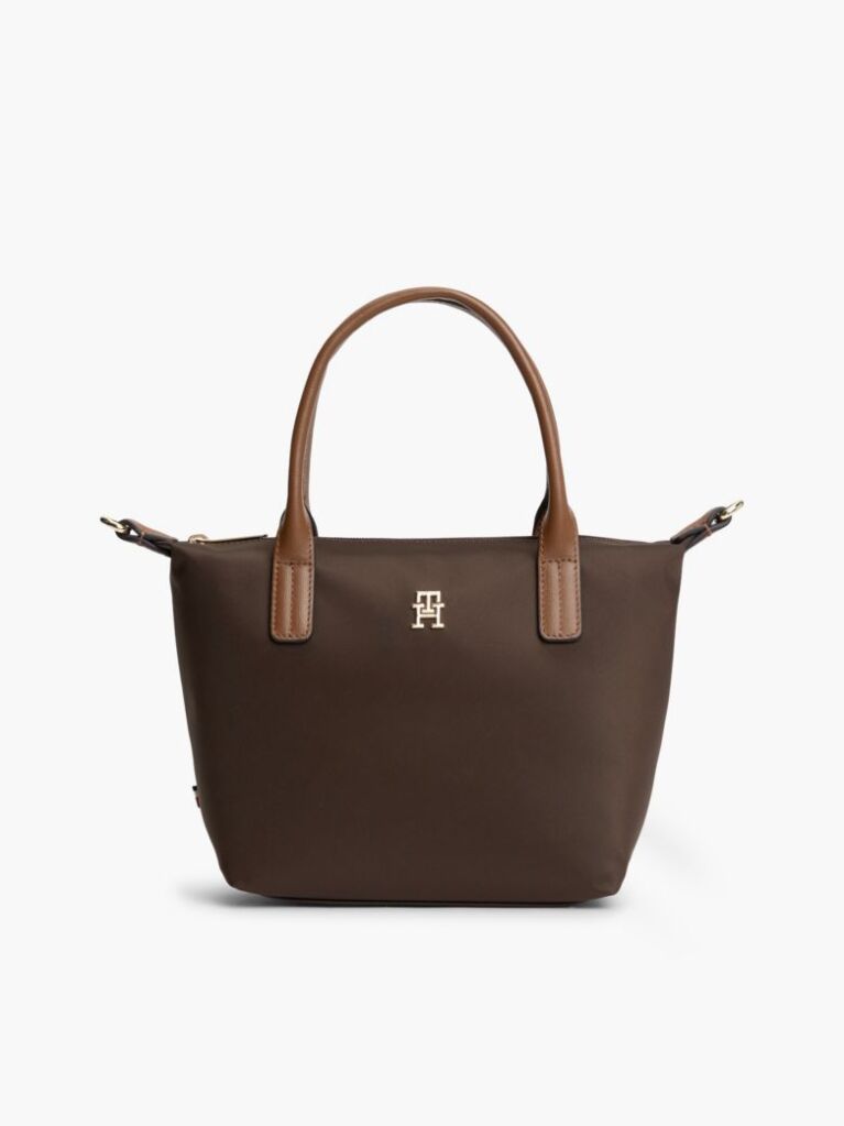 Brown Webbing Crossbody Tote Bag  Women