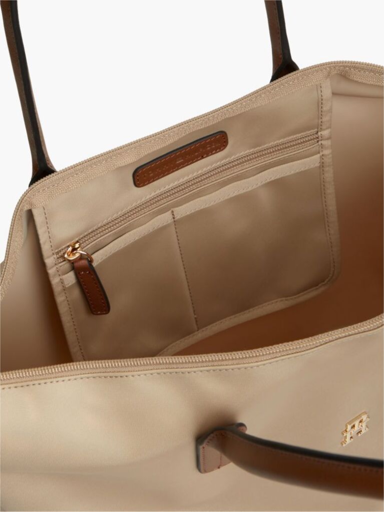 Beige TH Monogram Tote Bag  Women