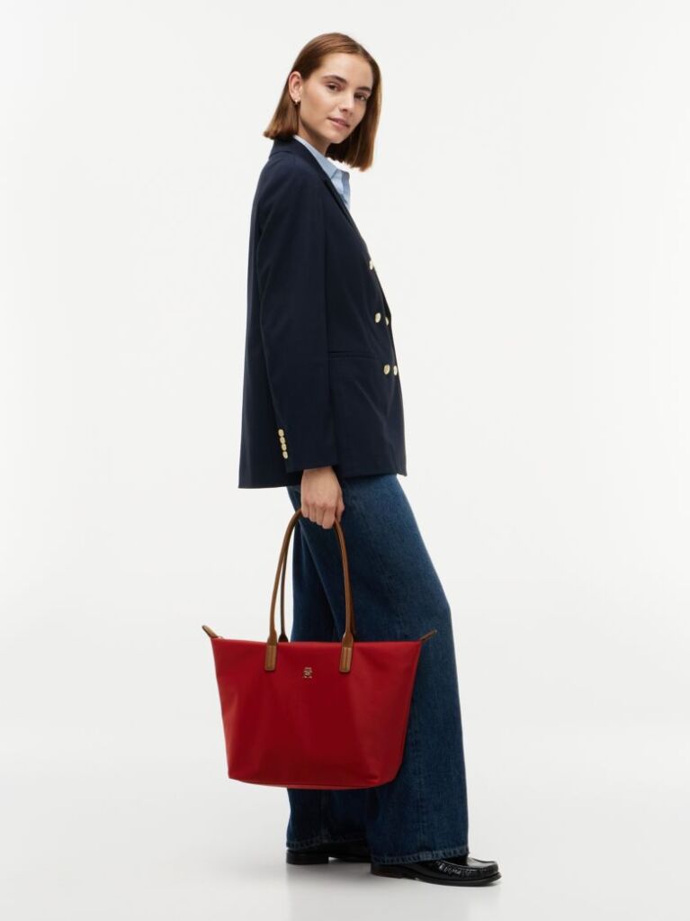 Red TH Monogram Tote Bag  Women
