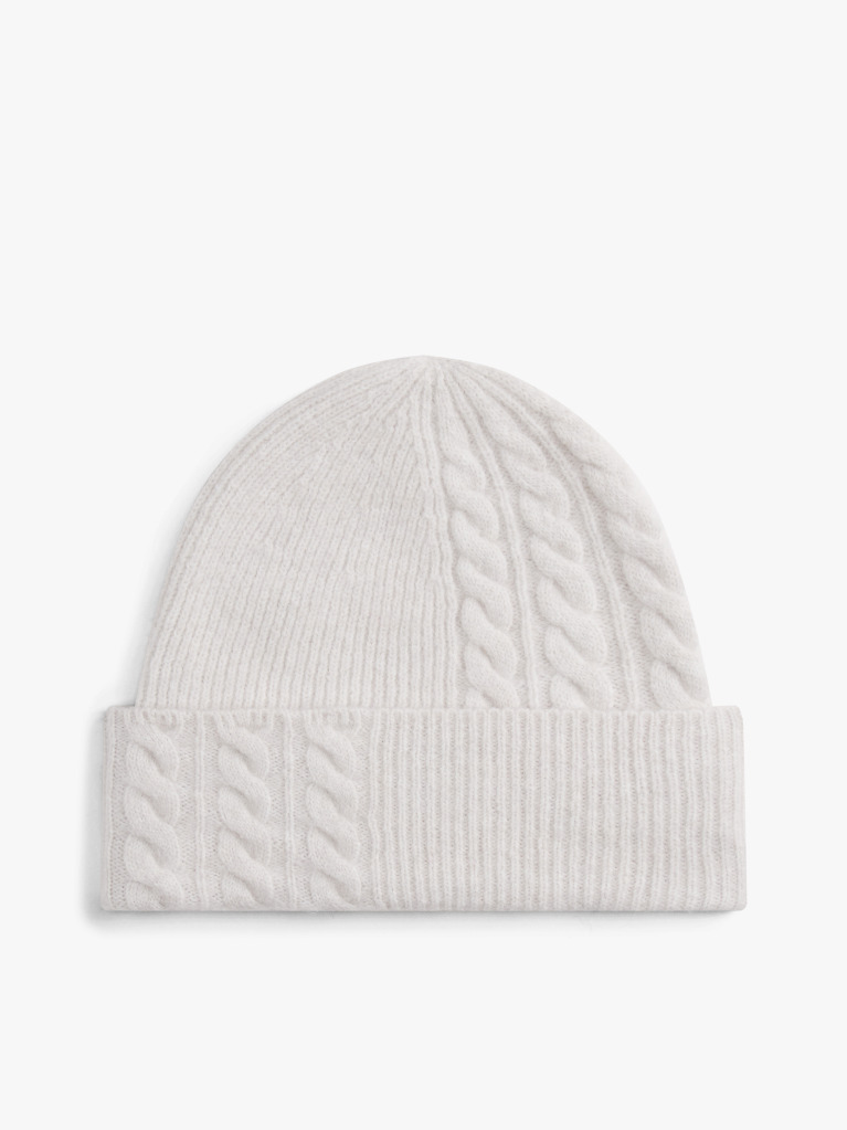 Grey Chic Fluffy Beanie With Wool  Women