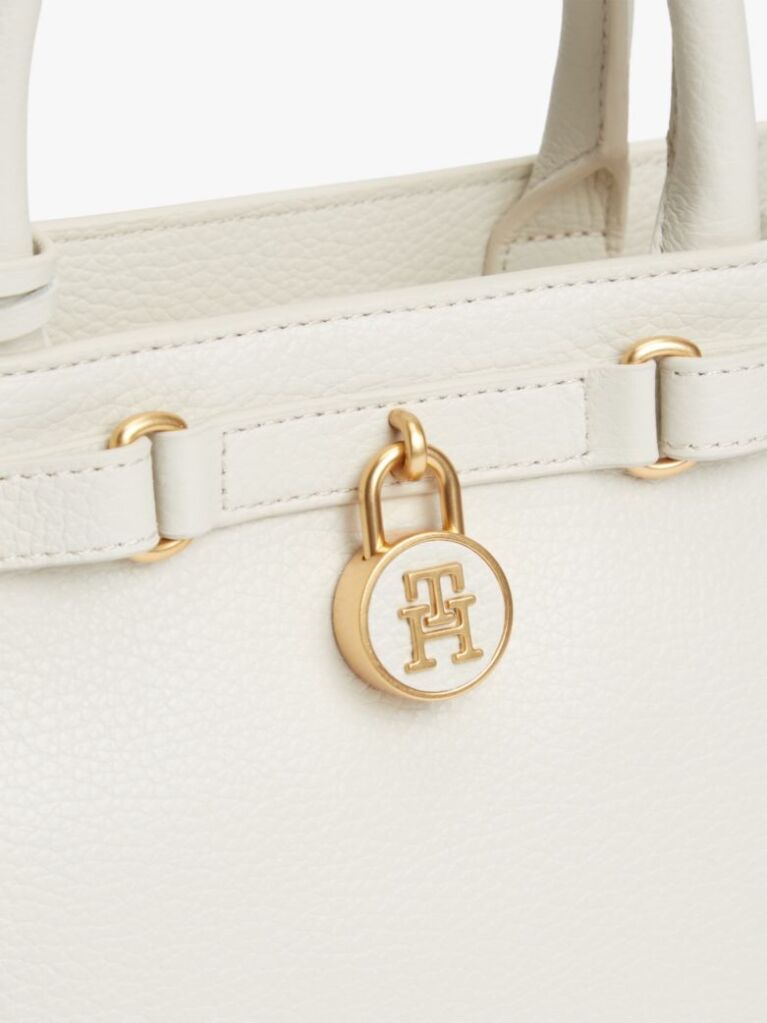 Μπεζ The American Icon Δερμάτινη Χιαστί Τσάντα Mini Tote  Γυναίκες