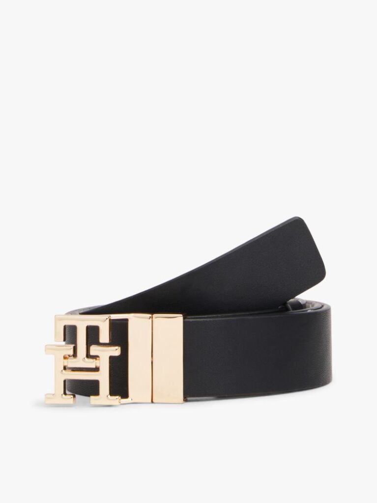 Multi TH Monogram Reversible Leather Belt  Women