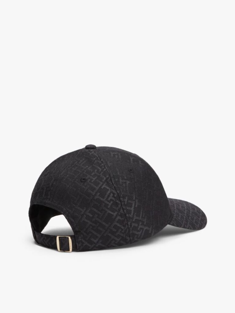 Μαύρο TH Monogram Καπέλο Baseball  Γυναίκες