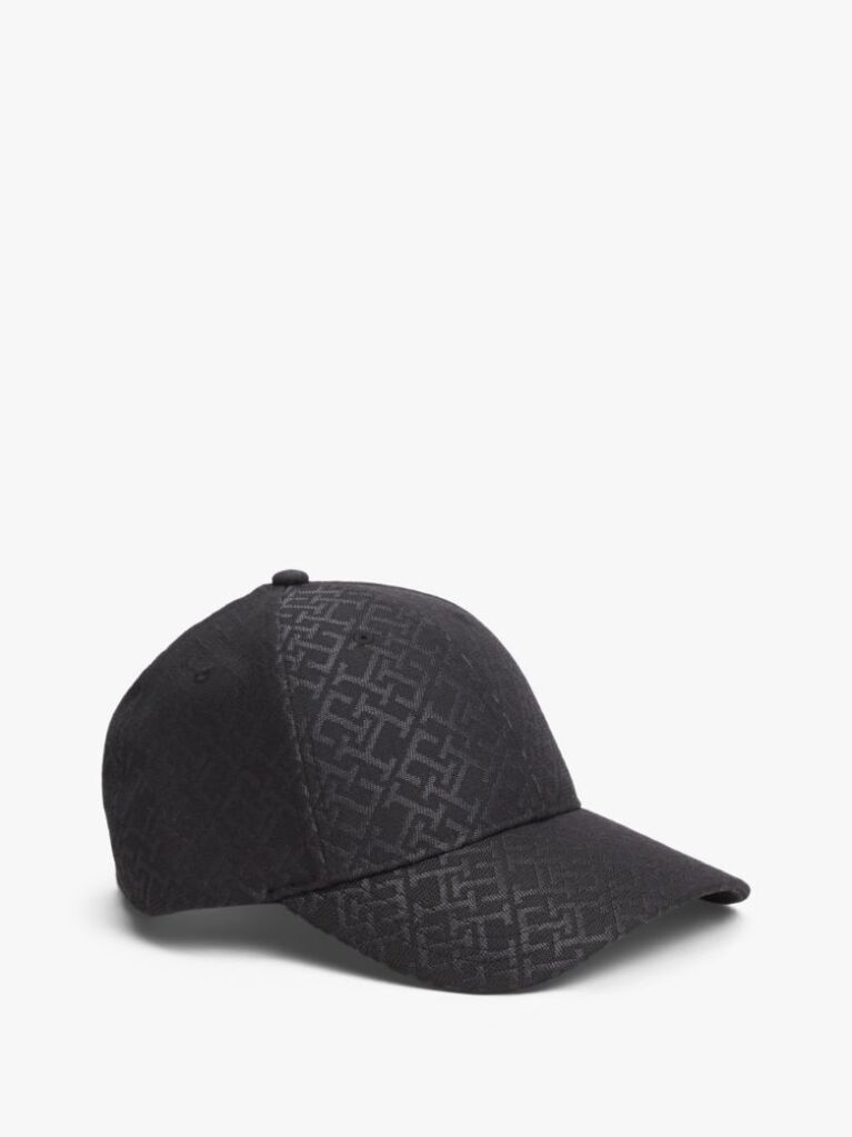 Μαύρο TH Monogram Καπέλο Baseball  Γυναίκες