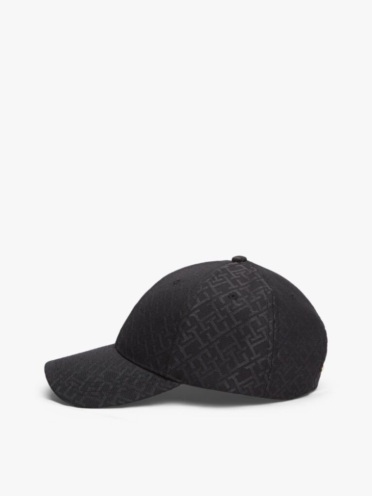 Μαύρο TH Monogram Καπέλο Baseball  Γυναίκες