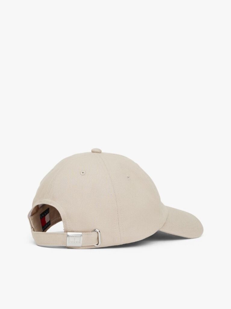 Beige Heritage Tonal Logo Canvas Baseball Cap  Women