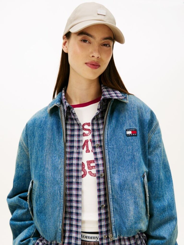 Beige Heritage Tonal Logo Canvas Baseball Cap  Women