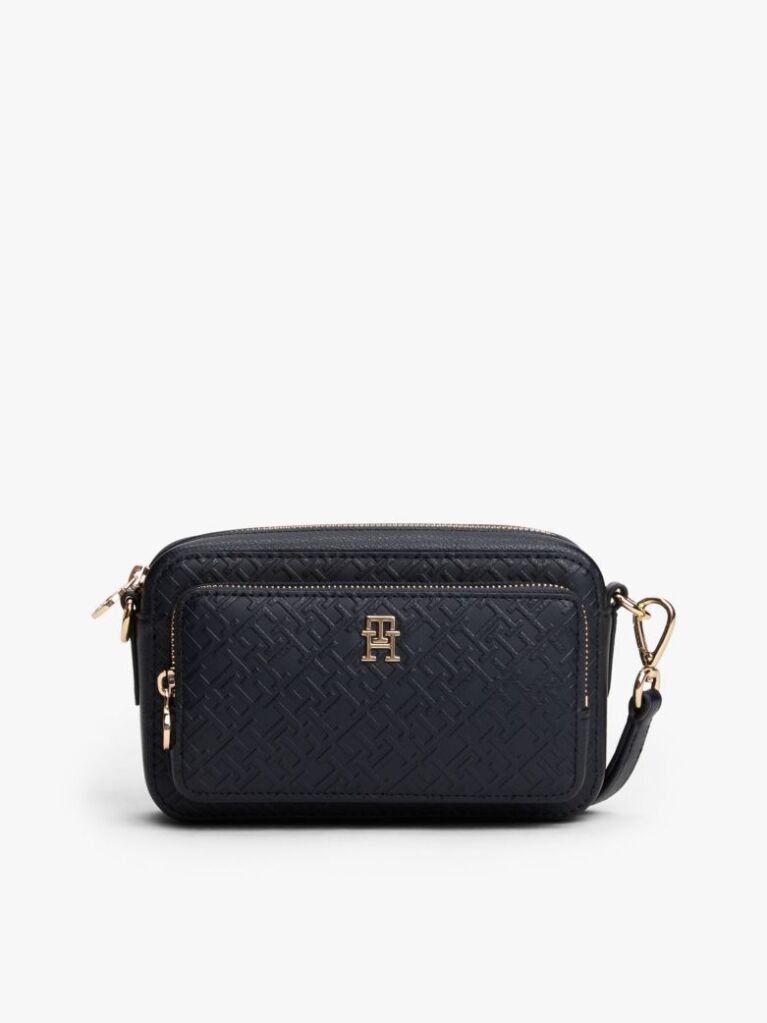Blue Hilfiger Icon Embossed TH Monogram Camera Bag  Women