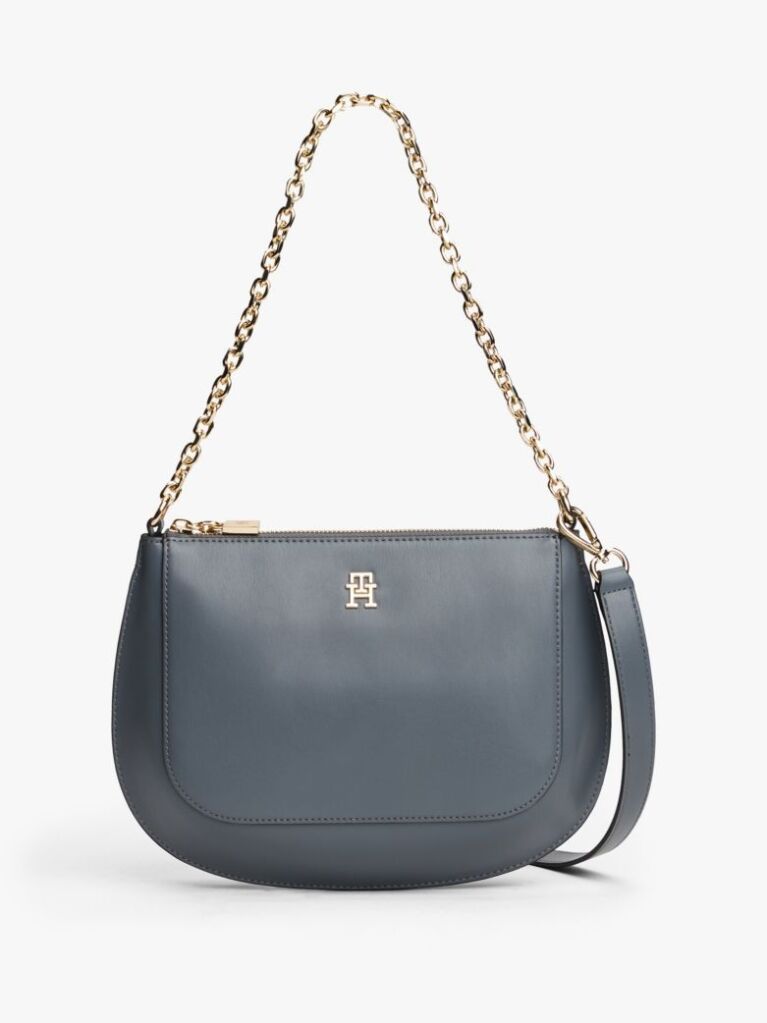 Grey Chain Strap Convertible Crossbody Bag  Women