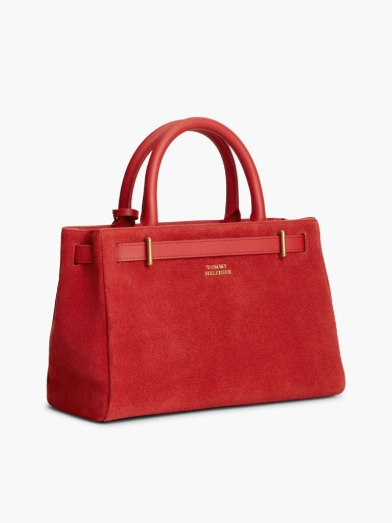 Red The American Icon Suede Tote Bag  Women
