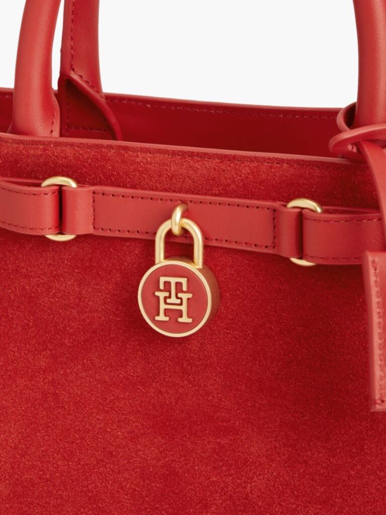 Red The American Icon Suede Tote Bag  Women