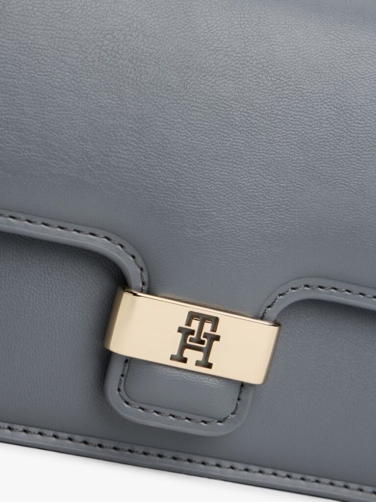 Grey Heritage TH Monogram Plaque Clutch  Women