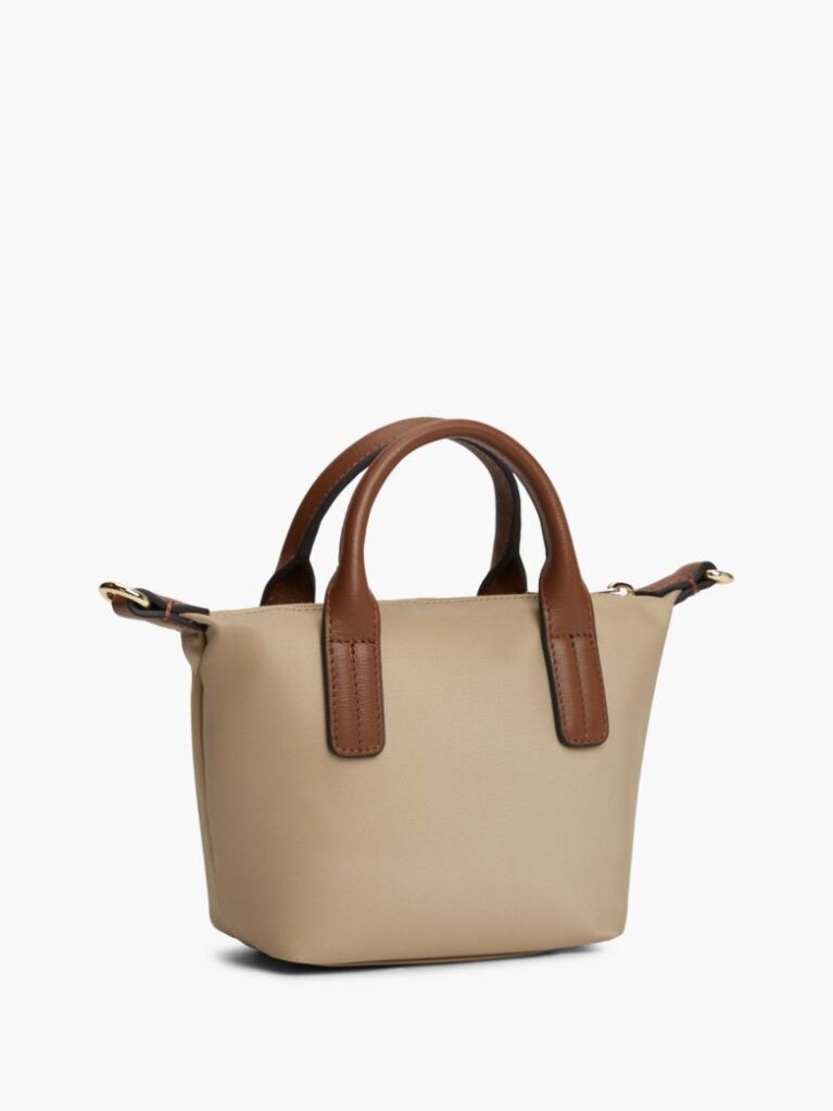 Beige Popette Crossbody Tote Bag  Women