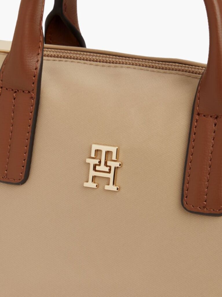 Beige Popette Crossbody Tote Bag  Women
