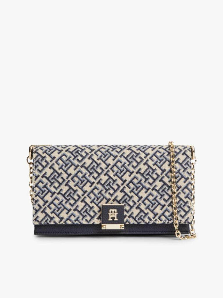 Multi TH Monogram Jacquard Chain Crossbody Bag  Women