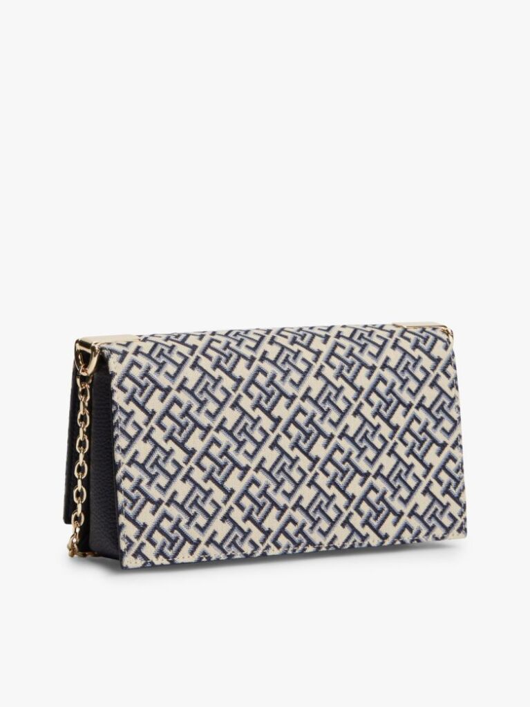 Multi TH Monogram Jacquard Chain Crossbody Bag  Women