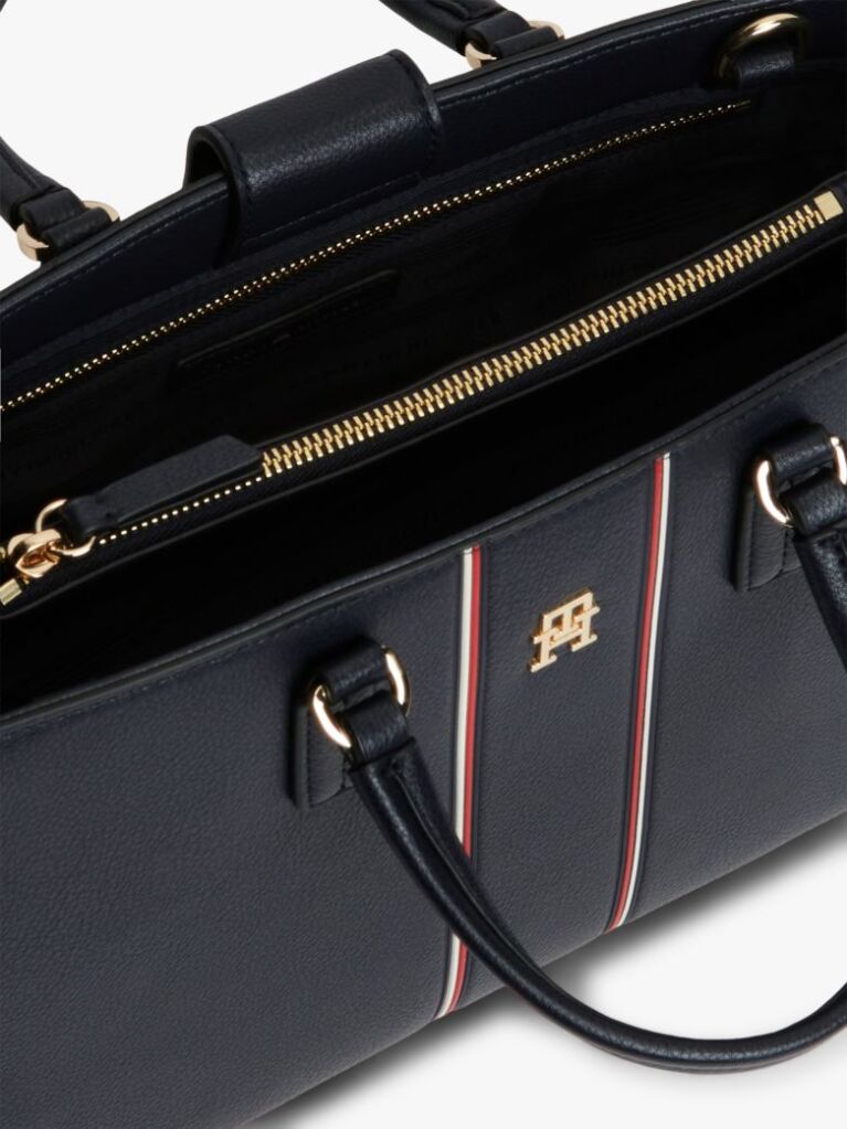 Blue Signature Crossbody Satchel  Women