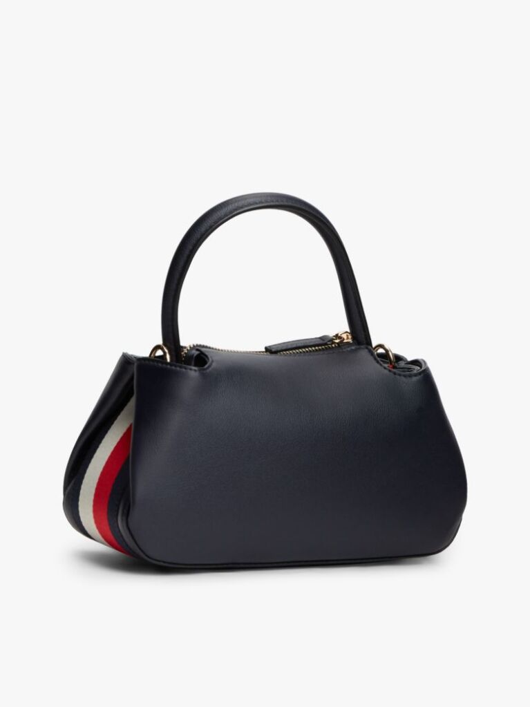 Blue TH Monogram Repeat Logo Satchel  Women
