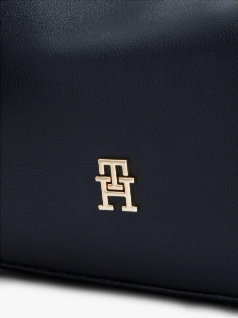 Blue TH Monogram Repeat Logo Satchel  Women