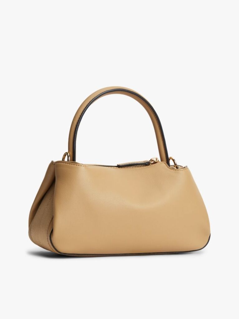 Beige TH Monogram Repeat Logo Satchel  Women